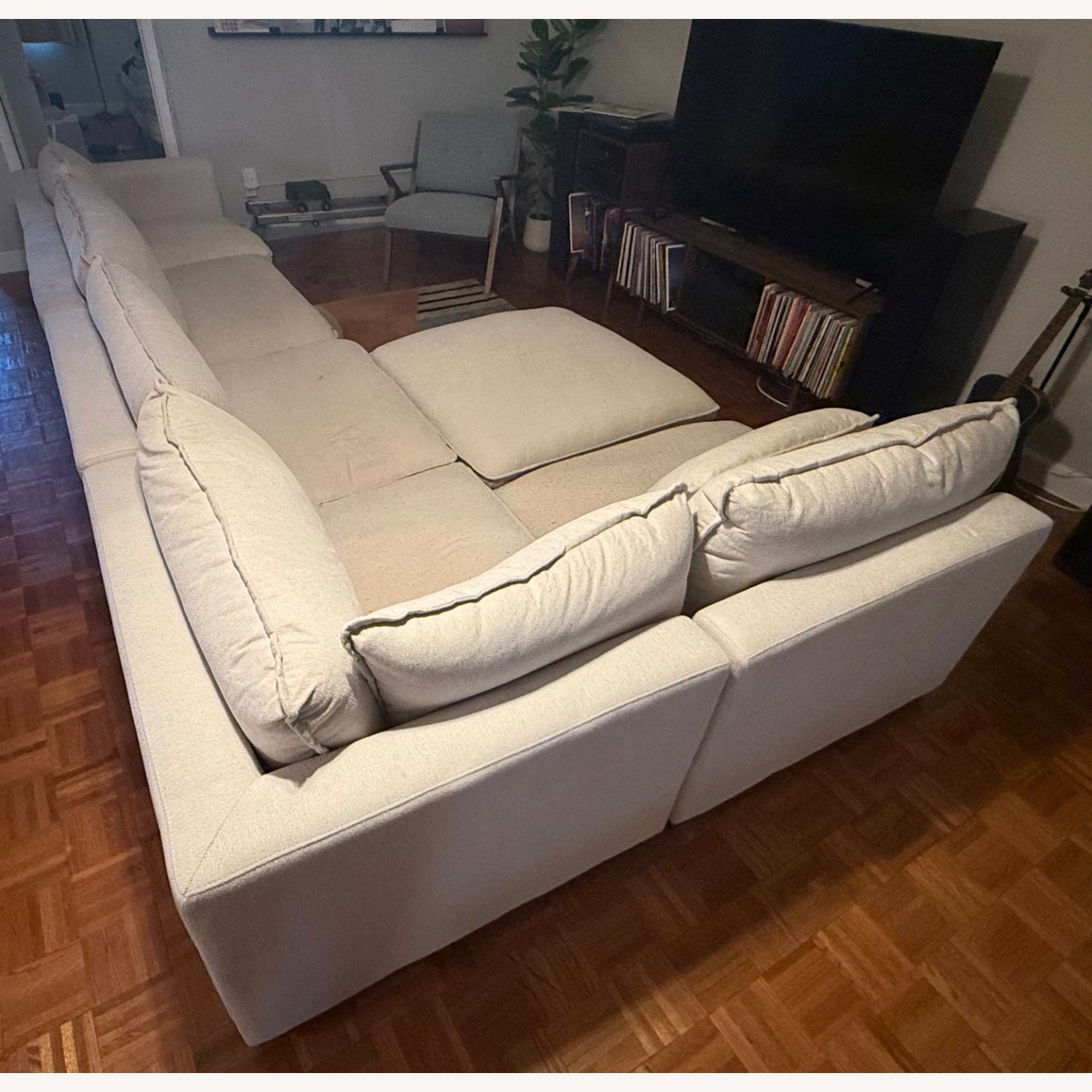 Wayfair 6 Piece Modular Sectional w Ottoman - image-3