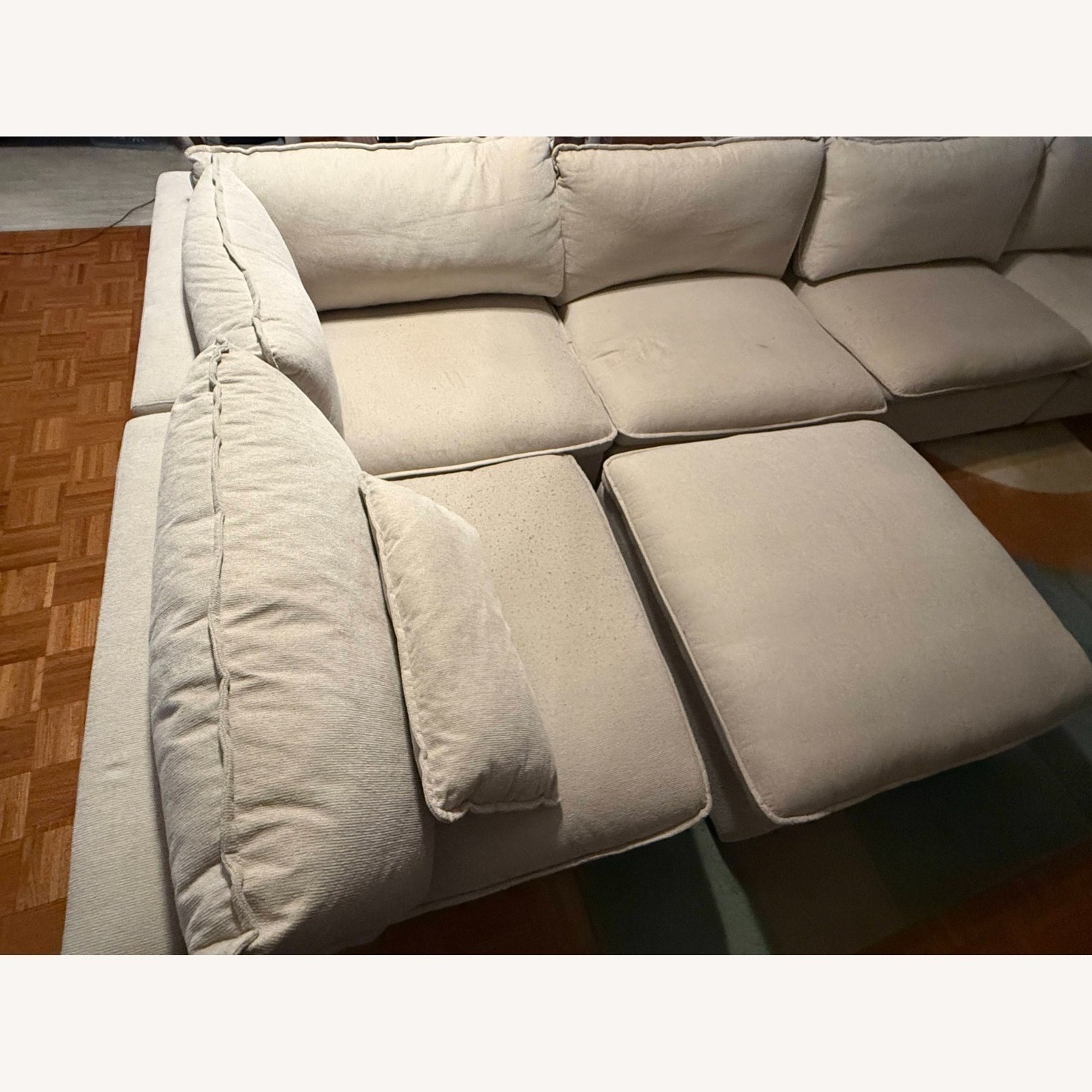 Wayfair 6 Piece Modular Sectional w Ottoman - image-6