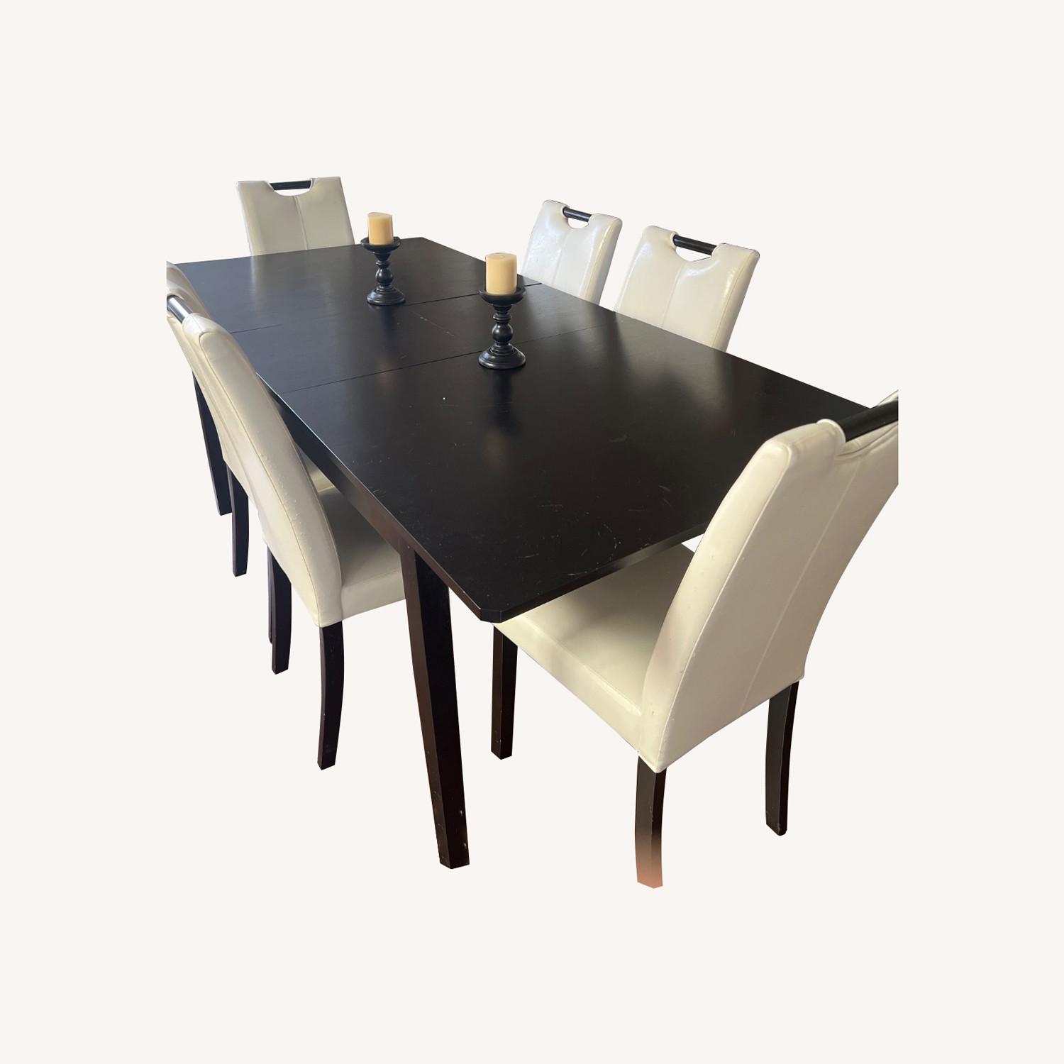 Wayfair Black and White Fining Set For 6 - image-0