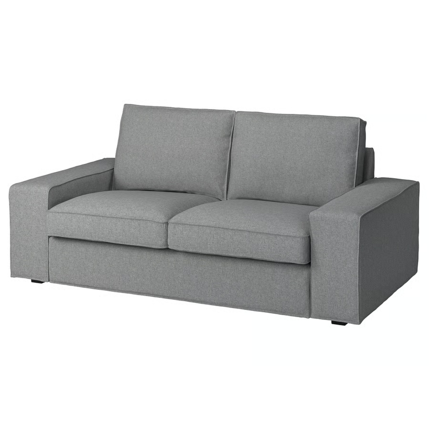 IKEA Light Gray Fabric 2 Seater Sofa - image-5