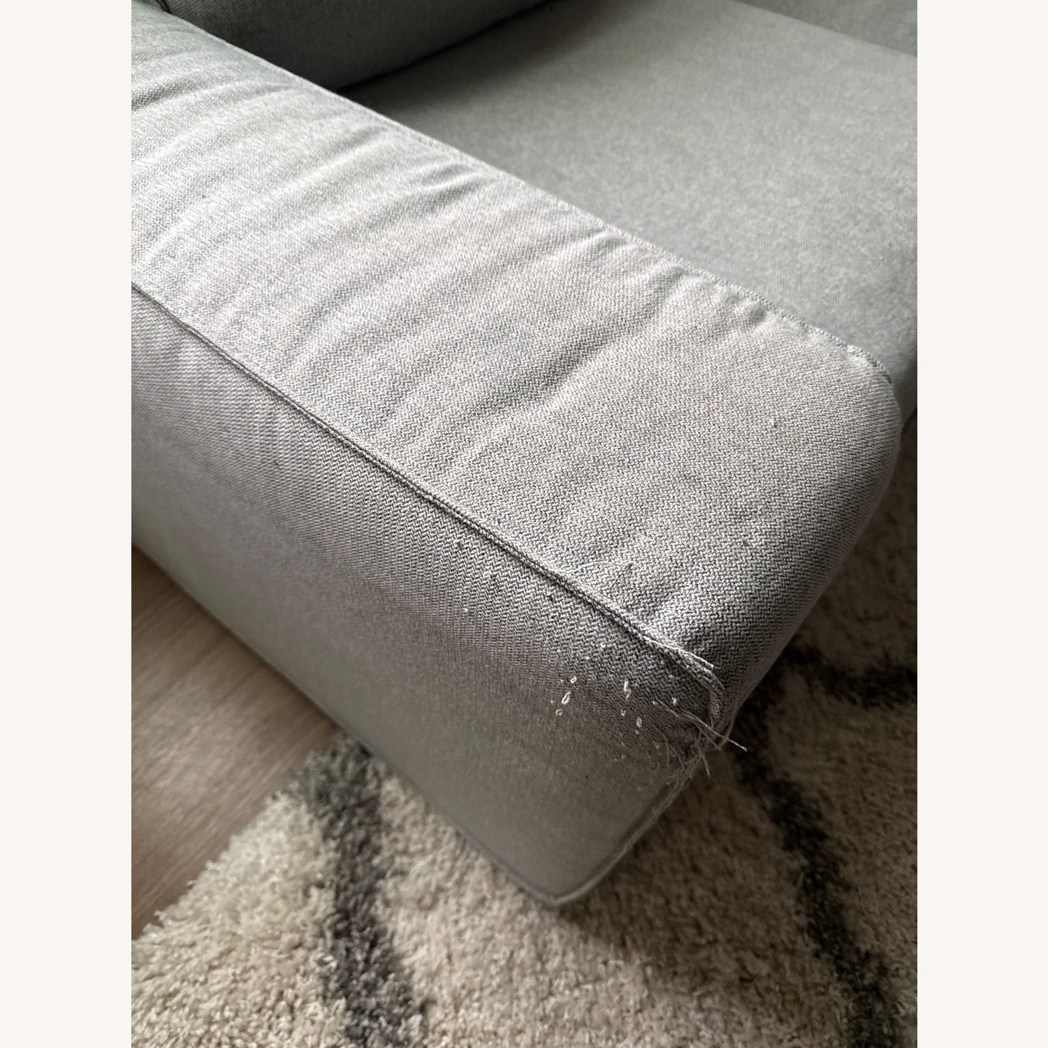 IKEA Light Gray Fabric 2 Seater Sofa - image-4