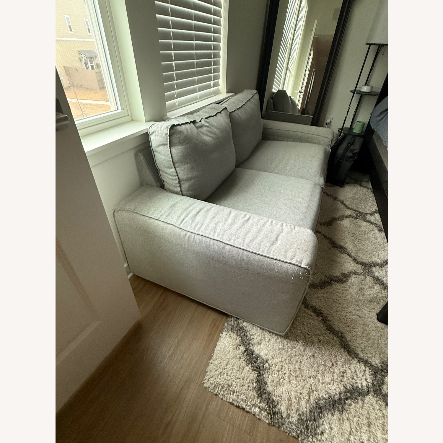 IKEA Light Gray Fabric 2 Seater Sofa - image-2