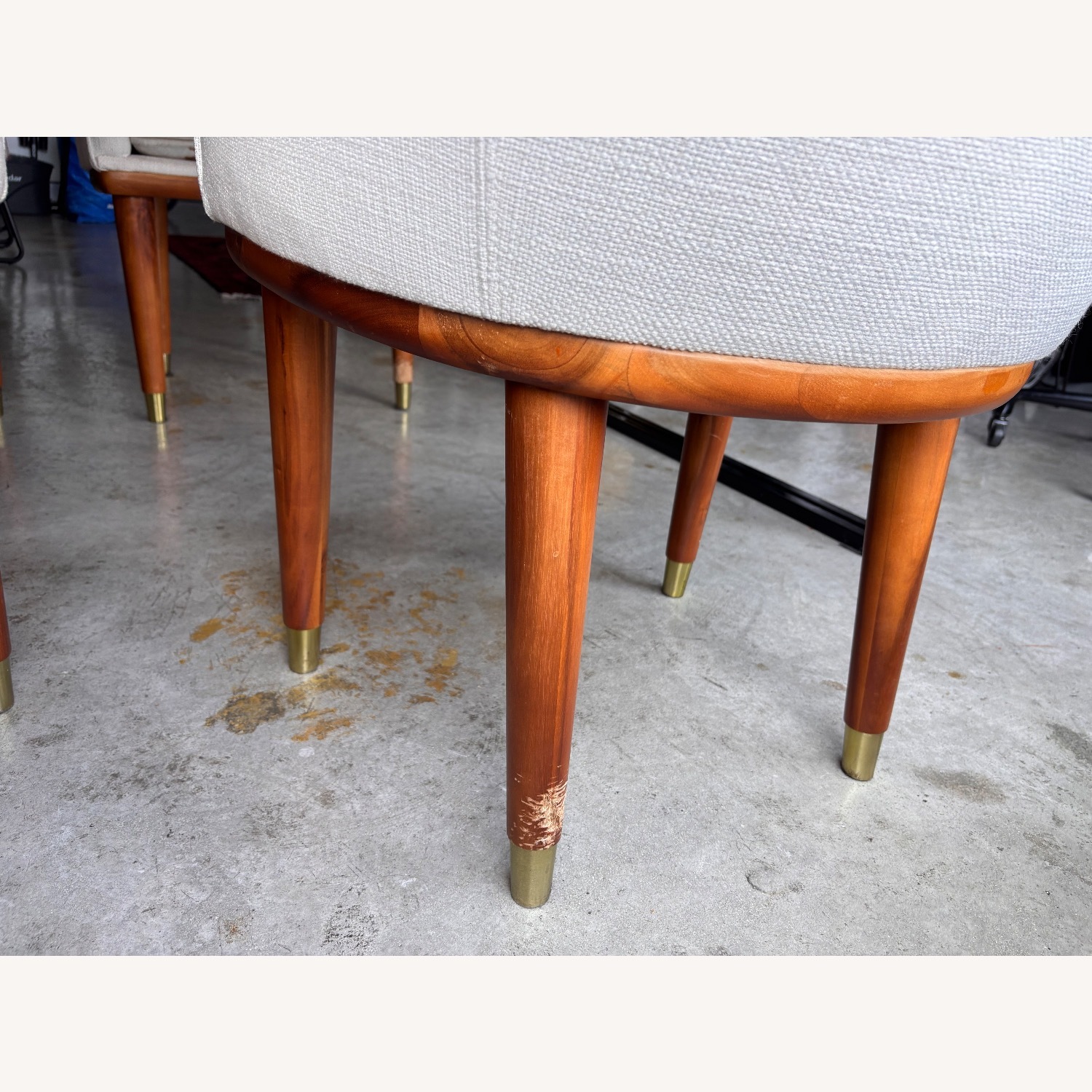 CB2 Viceroy Cowhide Dining Chairs - image-3