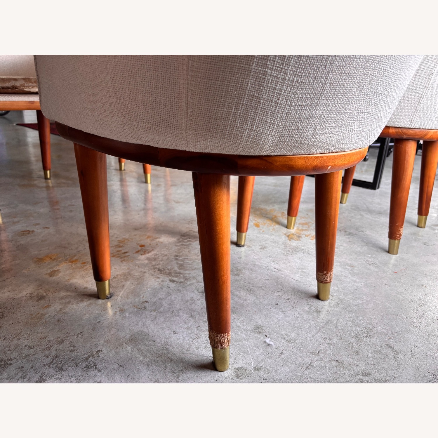 CB2 Viceroy Cowhide Dining Chairs - image-4