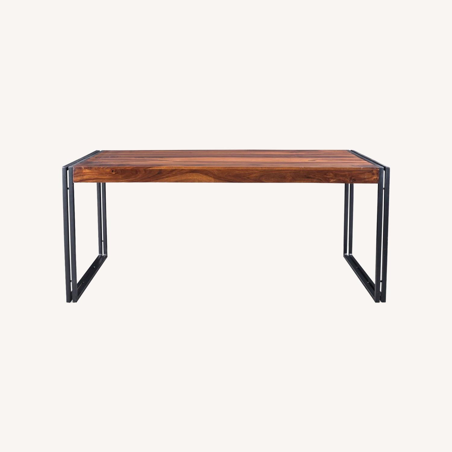 Wayfair Light Brown Wood Dining Table - image-0