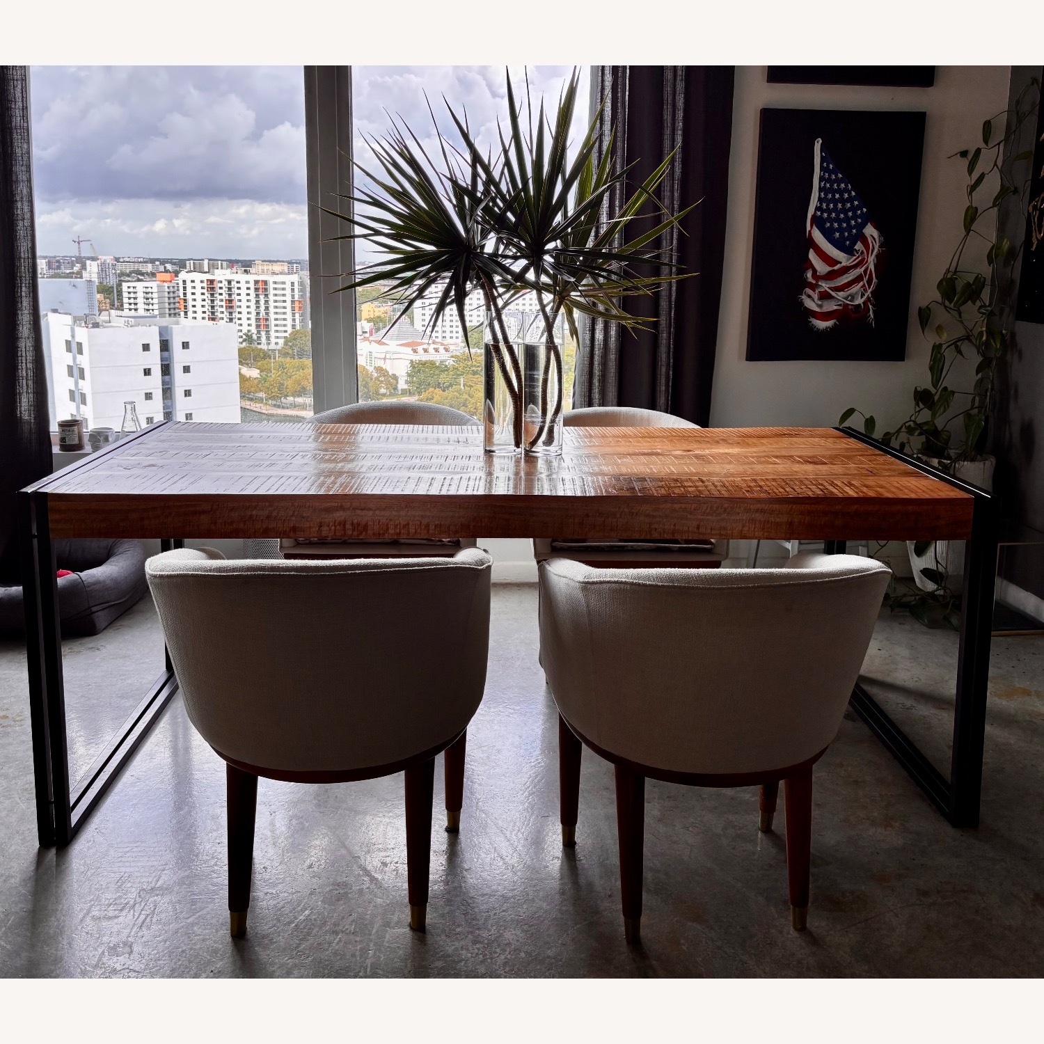 Wayfair Light Brown Wood Dining Table - image-5