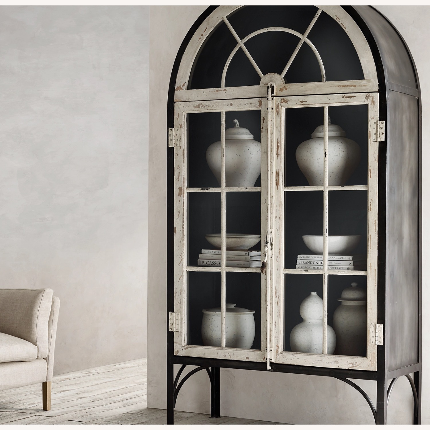 Restoration Hardware Cabinet - image-1