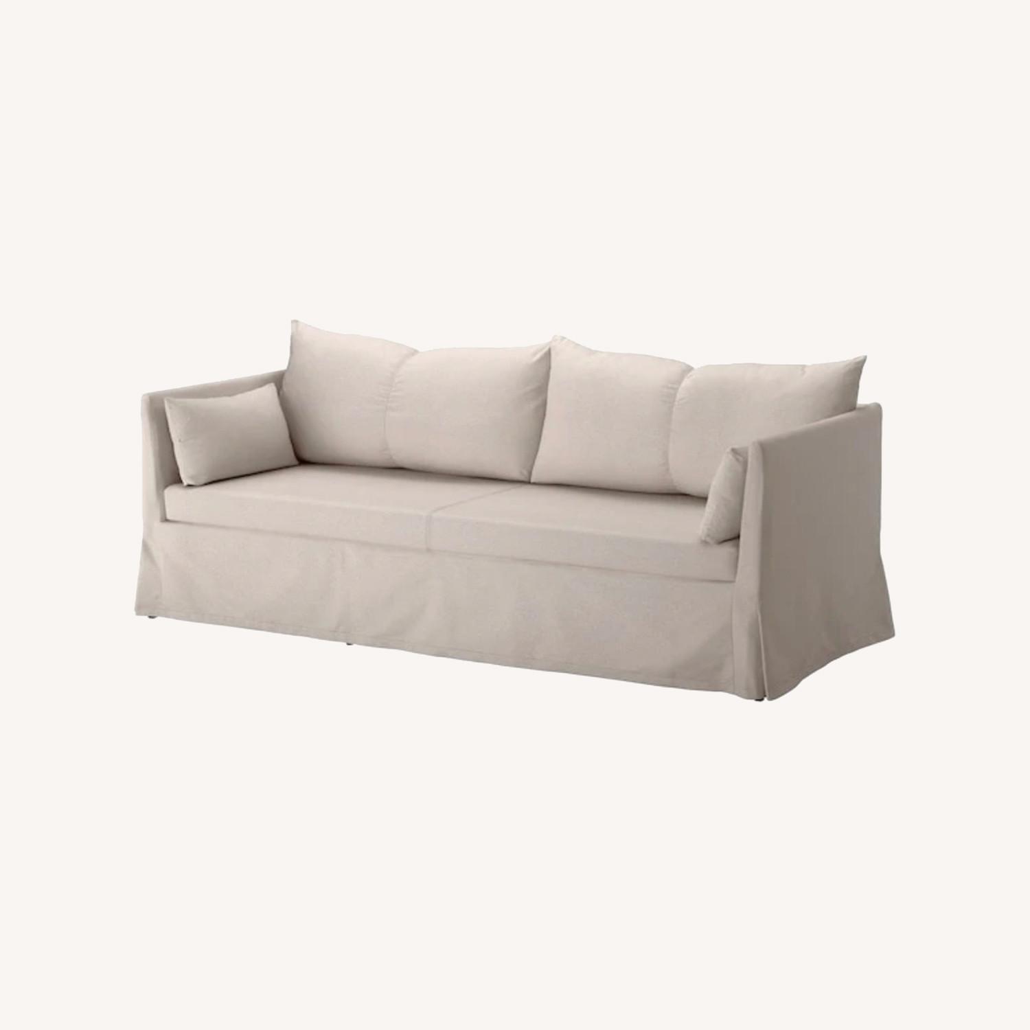 IKEA Sandbacken 3-Seater Sofa with Slipcover - image-0
