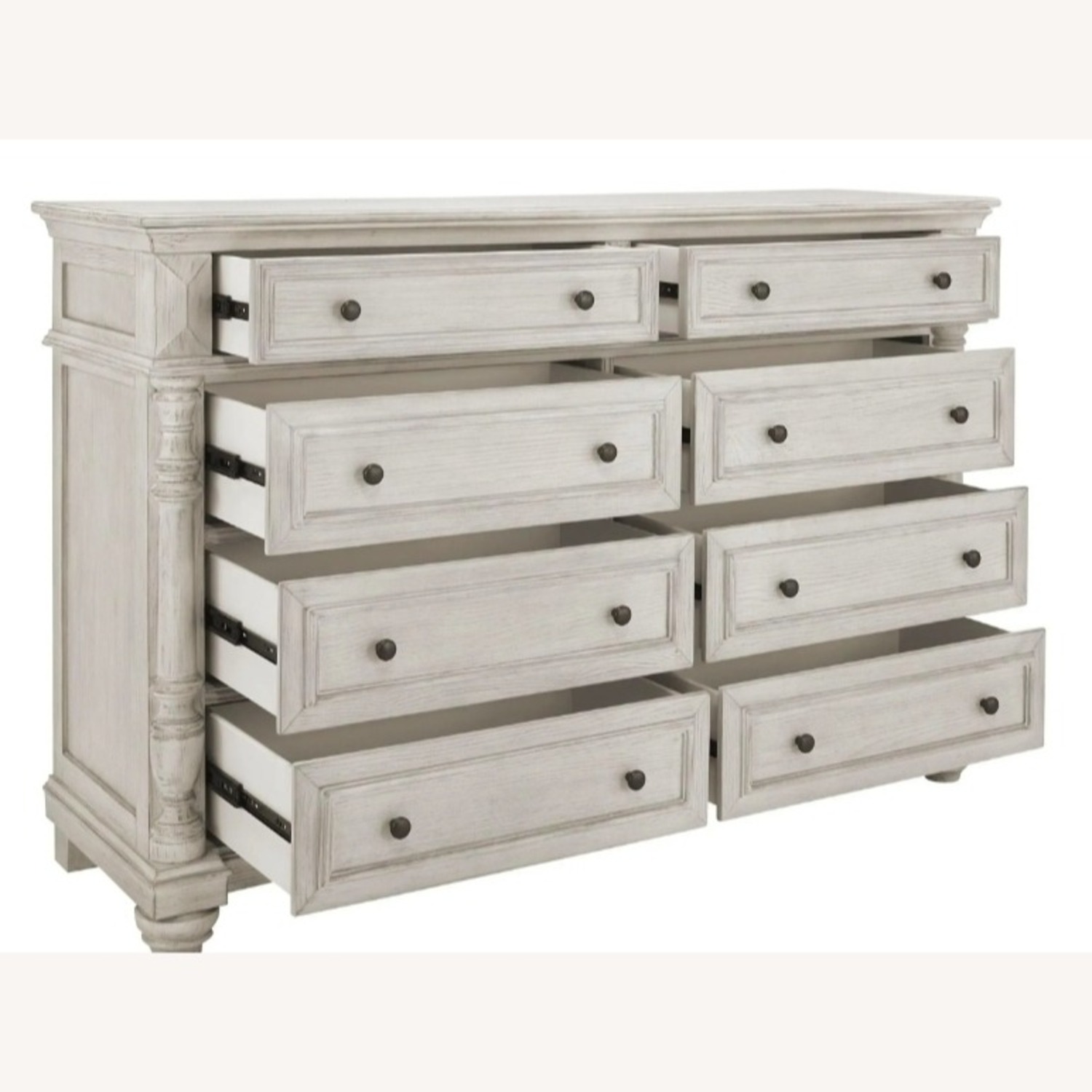 Raymour & Flanigan Ilaria Yellow Wood Dresser - image-4