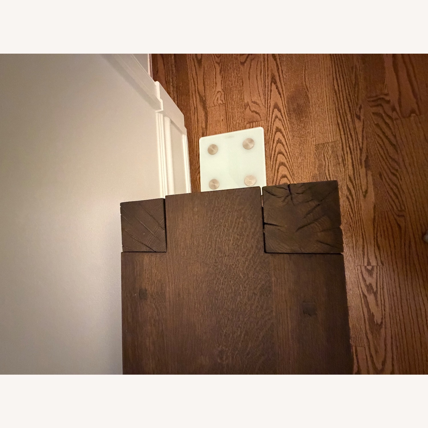 Crate & Barrel Wood Dining Table and bench - image-15