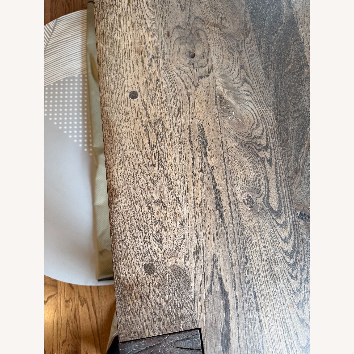 Crate & Barrel Wood Dining Table and bench - image-2