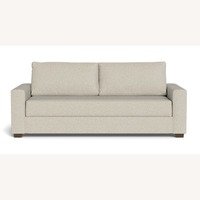 Customized Light Beige Linen 3+ Seater Sofa