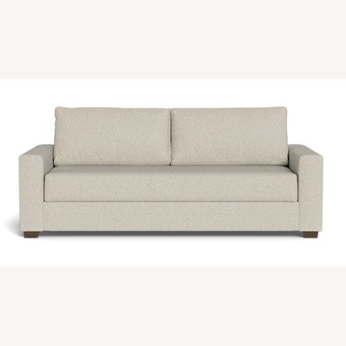Used Customized Light Beige Linen 3+ Seater Sofa for sale on AptDeco