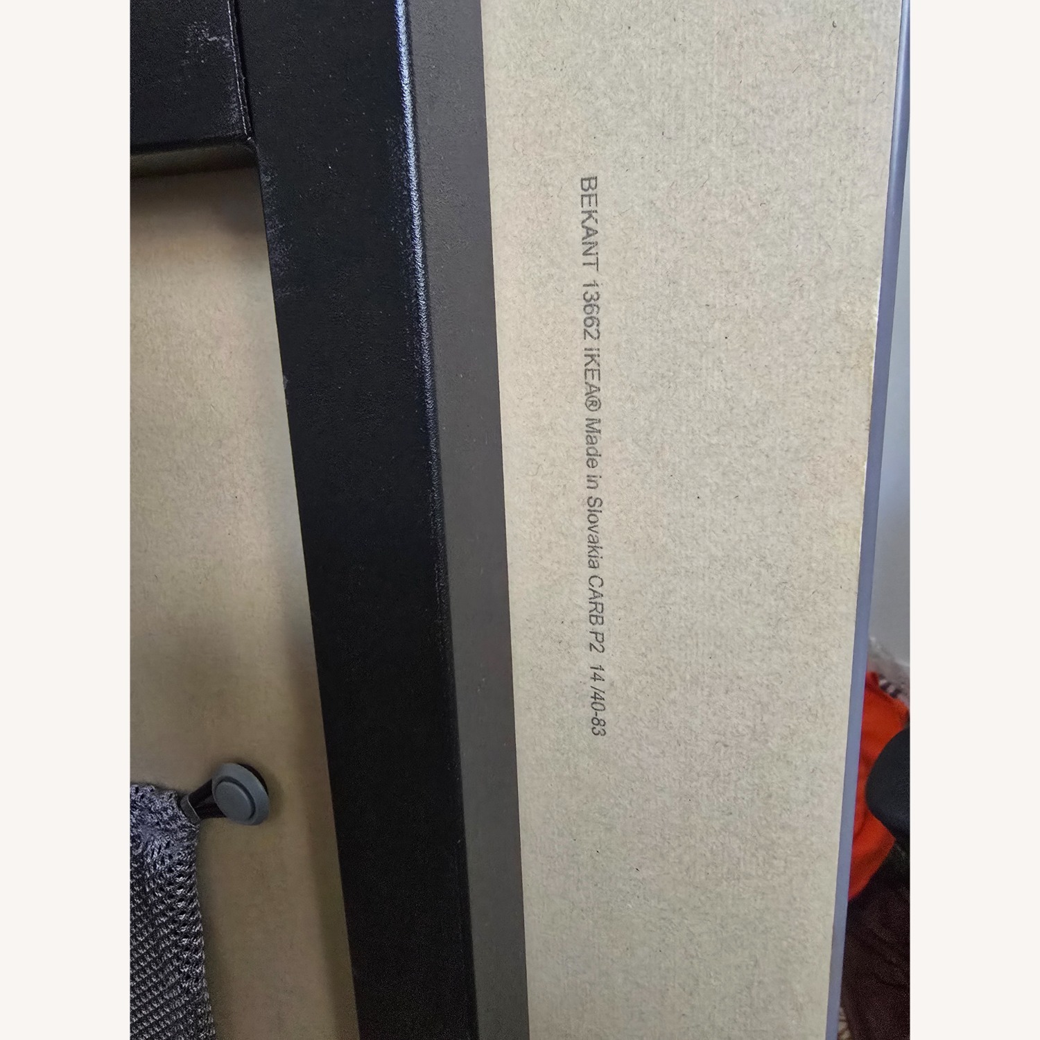 IKEA Bekant Light Gray Desk - image-9