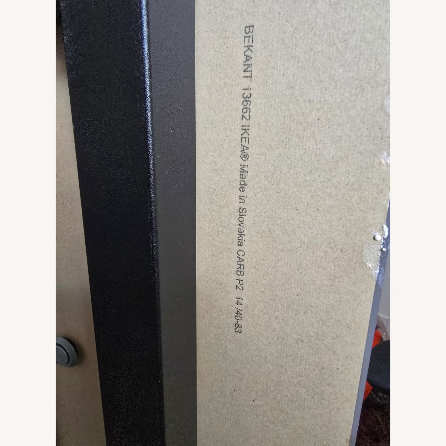 IKEA Bekant Light Gray Desk - image-11