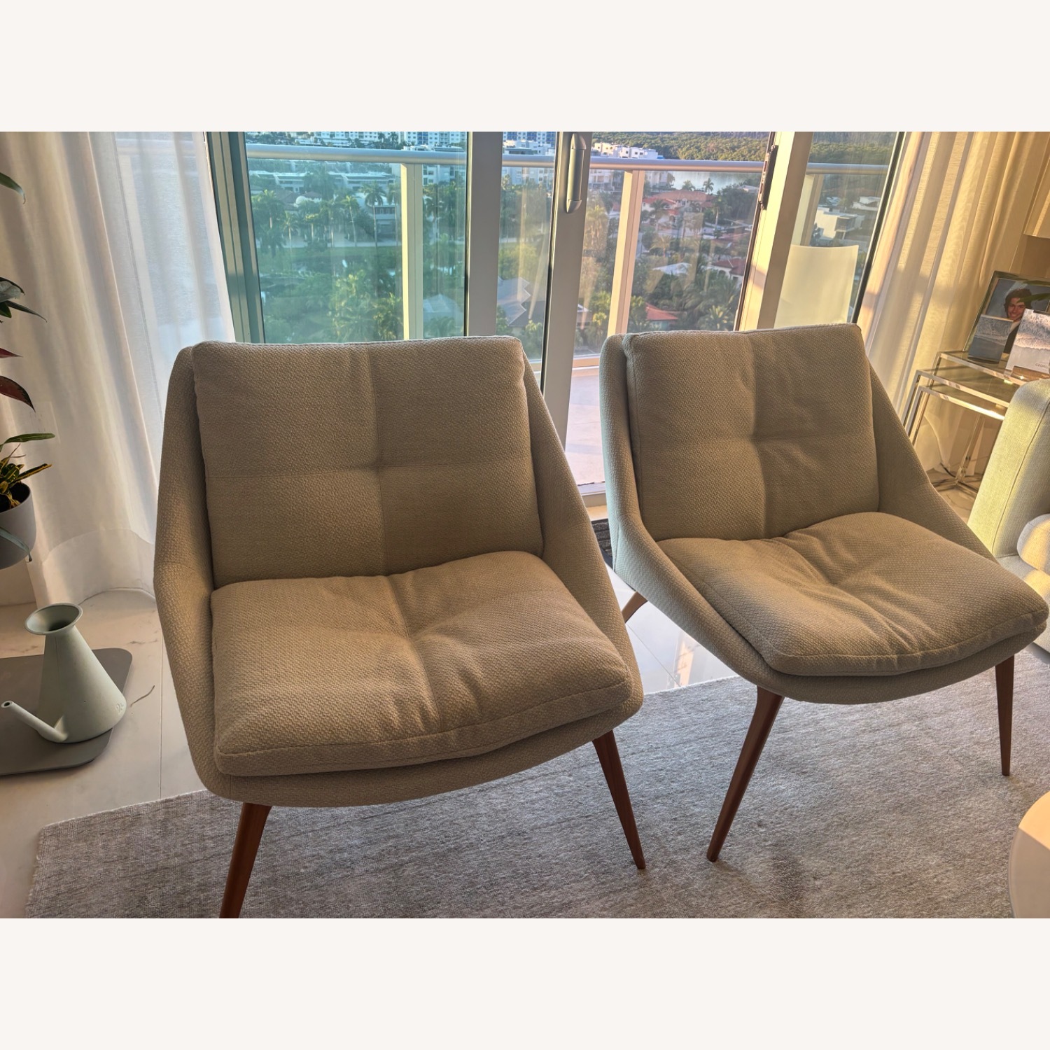 Modloft Modern Furniture Natural Accent Chairs - image-2