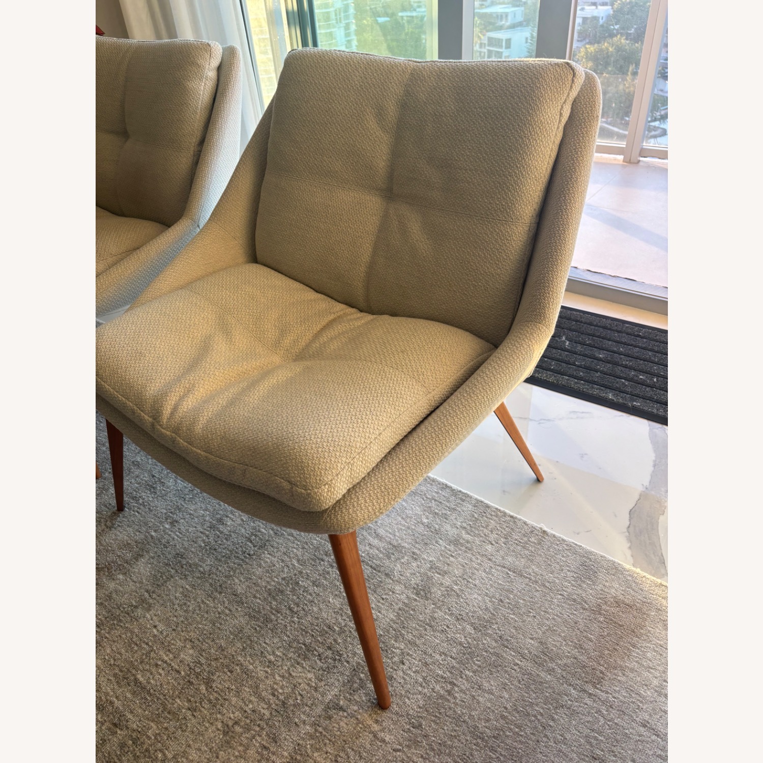 Modloft Modern Furniture Natural Accent Chairs - image-3