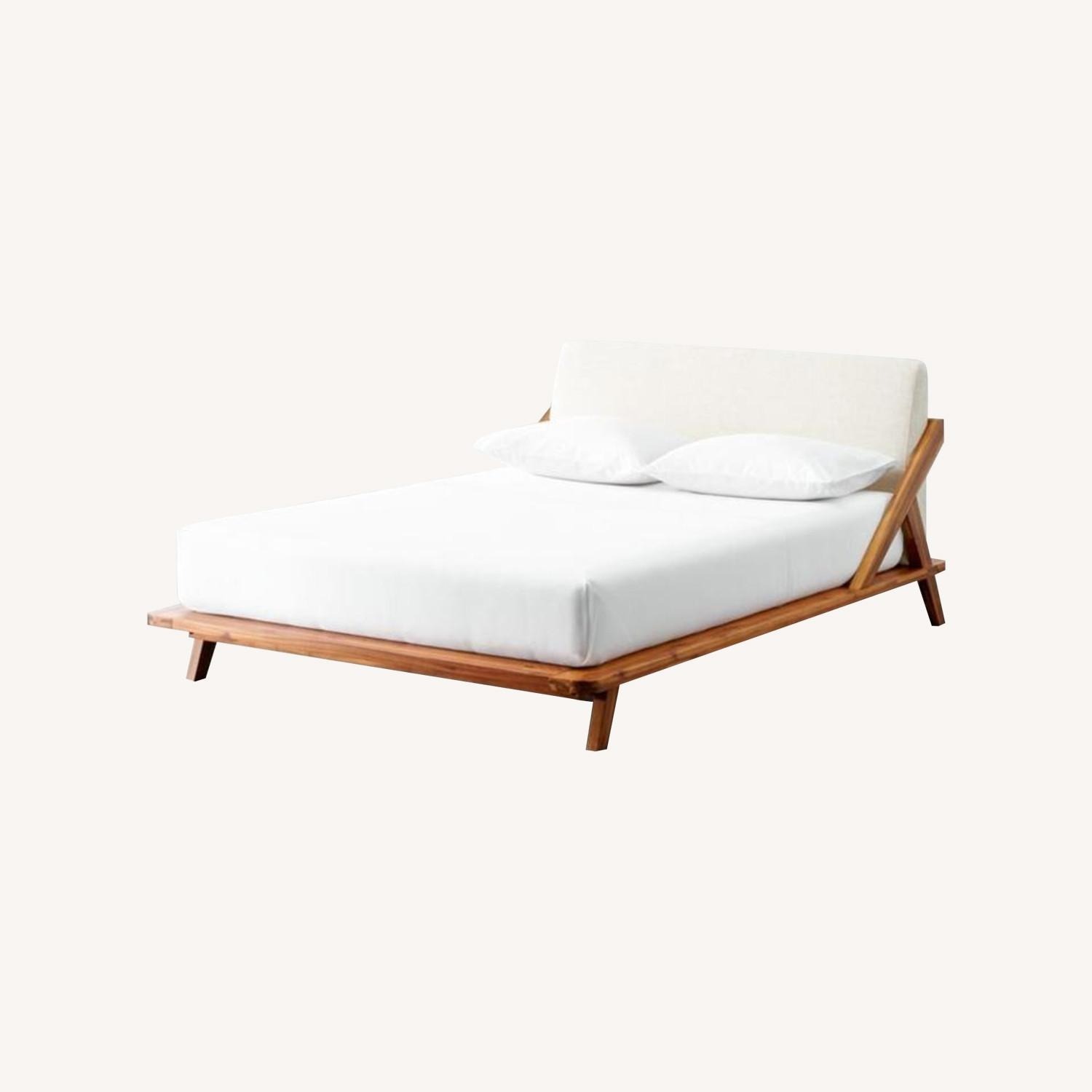 CB2 Drommen Wood Queen Bed - image-0
