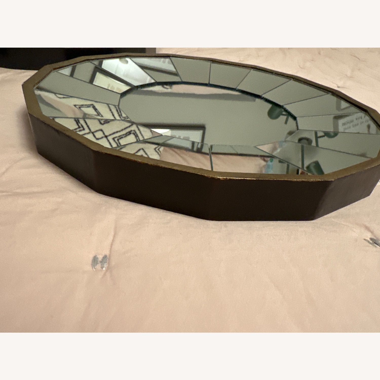 Pottery Barn Antique Gold Beveled Mirrors - image-4