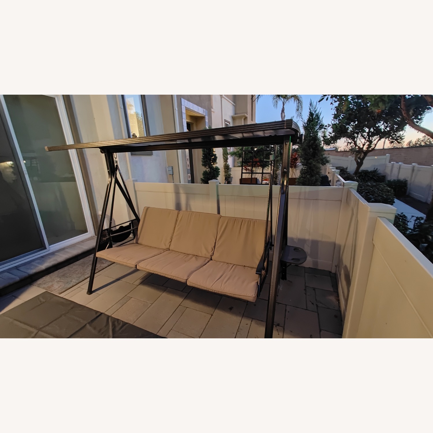 Wayfair Light Brown Metal Patio Furniture - image-2