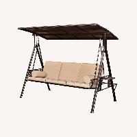 Wayfair Light Brown Metal Patio Furniture