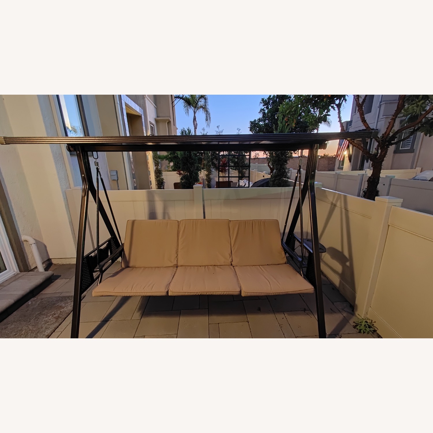 Wayfair Light Brown Metal Patio Furniture - image-3