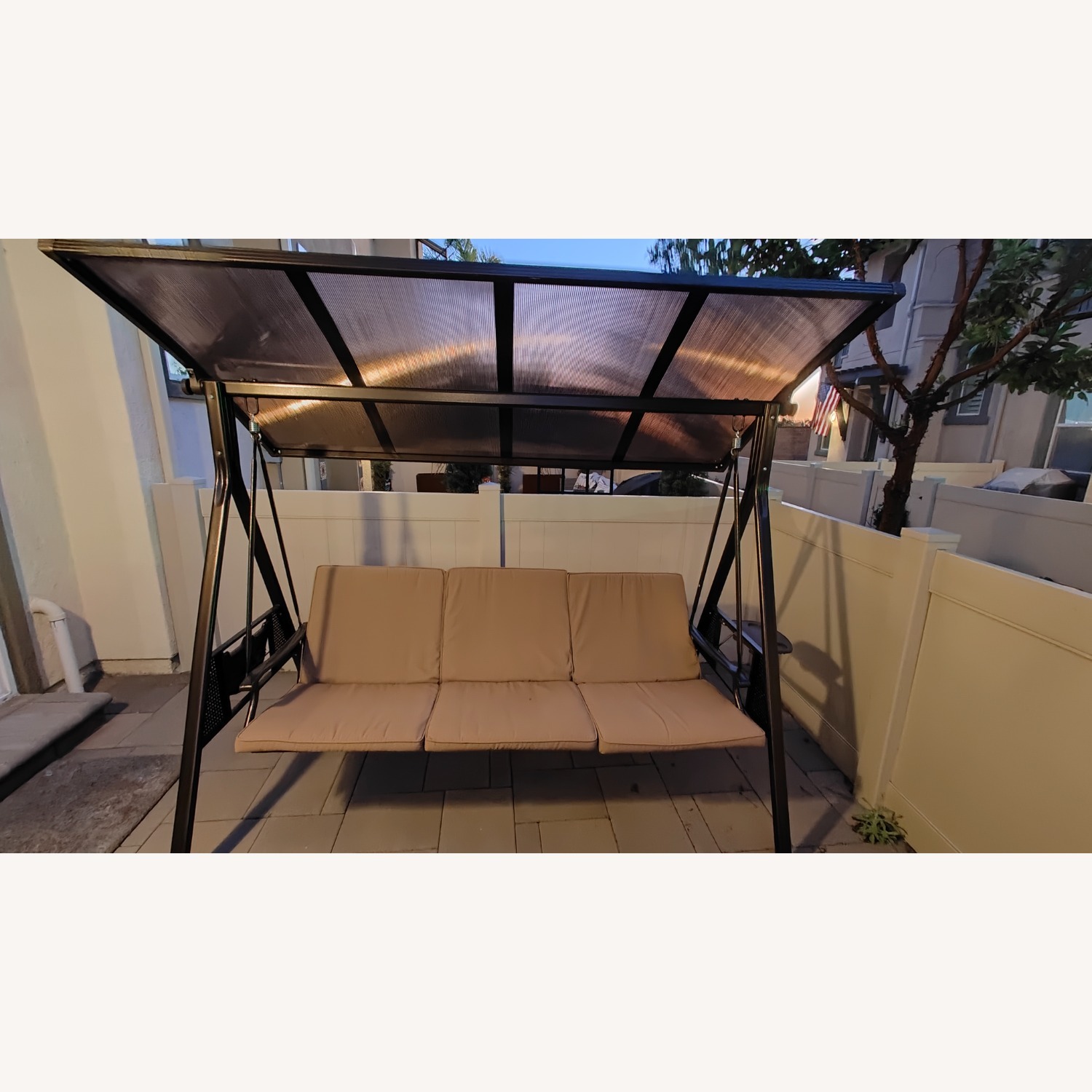 Wayfair Light Brown Metal Patio Furniture - image-1