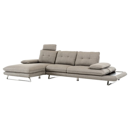 Used Wayfair Light Gray Fabric Chaise Lounge for sale on AptDeco