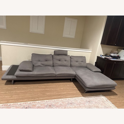 Used Wayfair Light Gray Fabric Chaise Lounge for sale on AptDeco