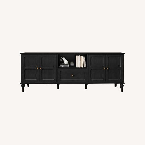 Used Walmart Mid-Modern Black Media Storage for sale on AptDeco