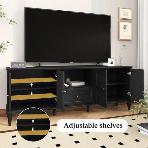 Used Walmart Mid-Modern Black Media Storage for sale on AptDeco