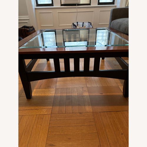 Used Ethan Allen Arts & Crafts Style Coffee Table for sale on AptDeco