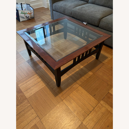 Used Ethan Allen Arts & Crafts Style Coffee Table for sale on AptDeco