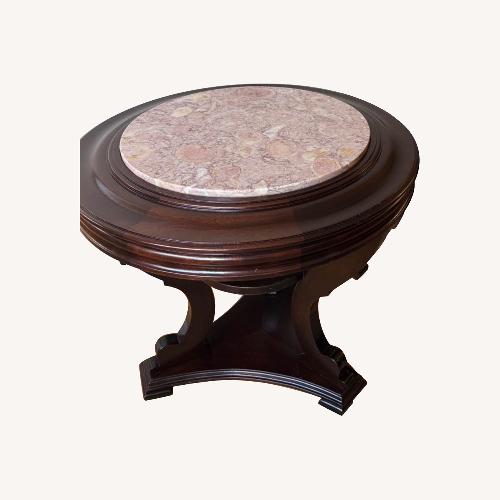 Used Vintage/Antique Finds Pink Marble Side Tables for sale on AptDeco