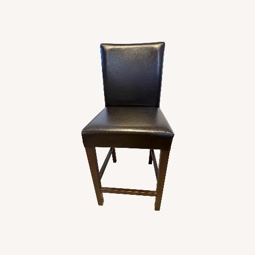 Used Dark Brown Leather Dining Chairs for sale on AptDeco