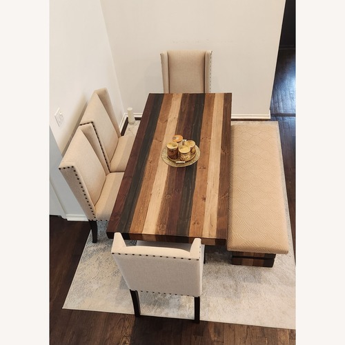 Used Gardner White Victoria Dining Table Set for sale on AptDeco