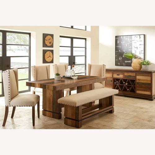 Used Gardner White Victoria Dining Table Set for sale on AptDeco