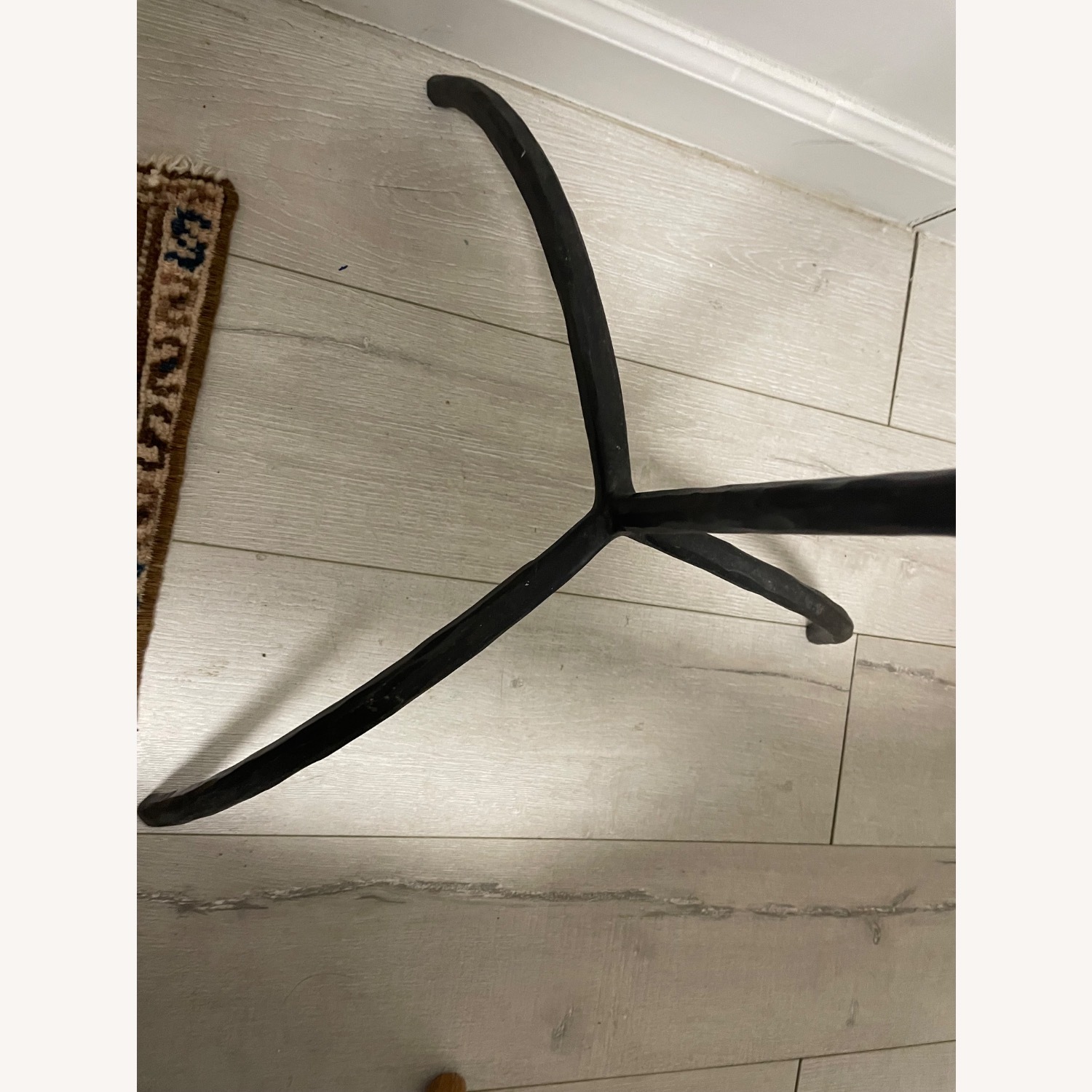 Crate and Barrel Rodin Black Iron Floor Candelabra by Athena Calderone - image-3