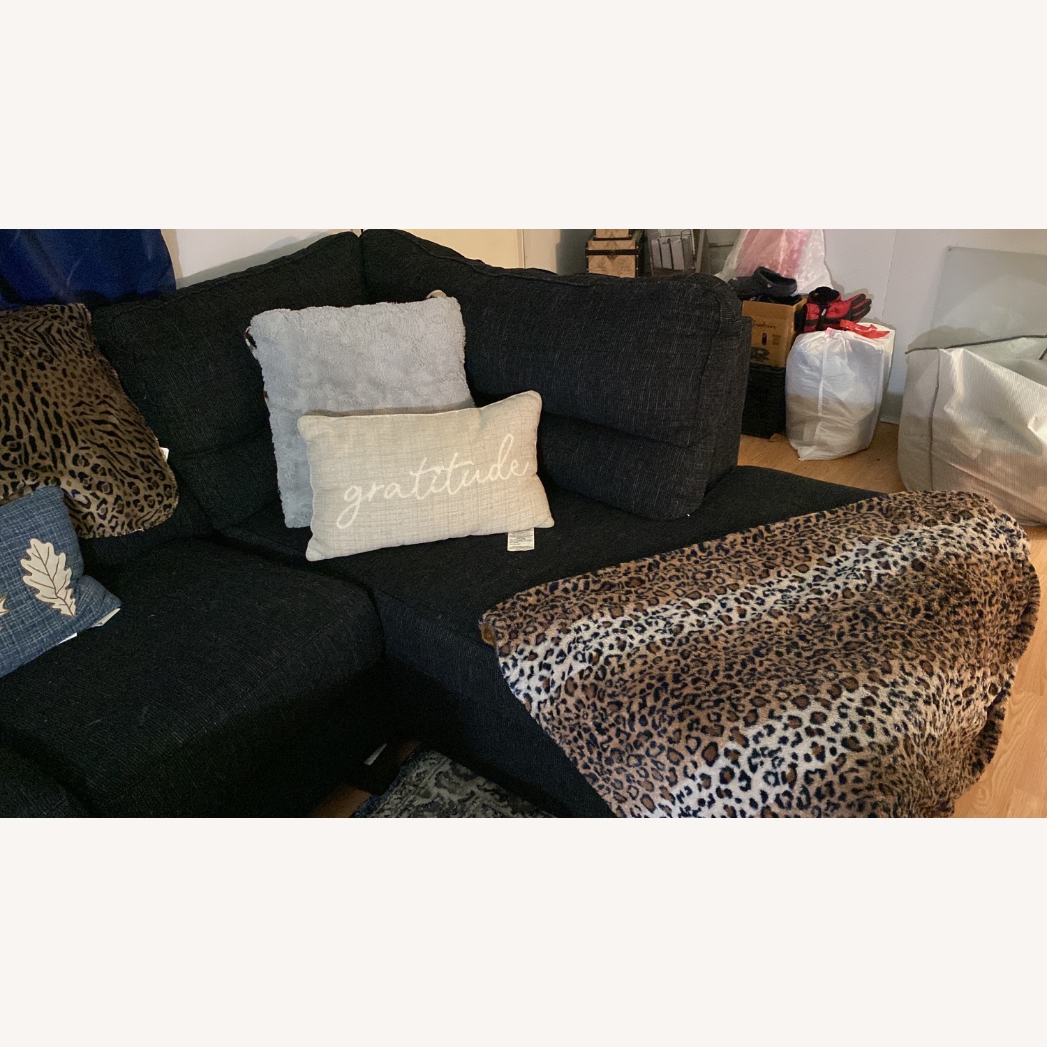 Ashley Furniture Black 2 Piece Sectional - image-3