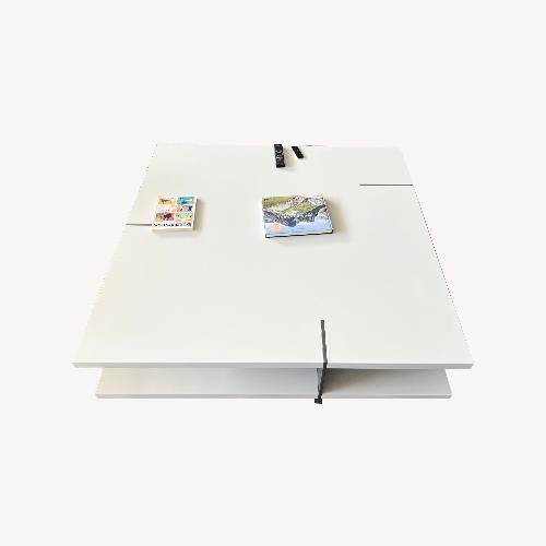 Used Poliform White Lacquer Coffee Table for sale on AptDeco