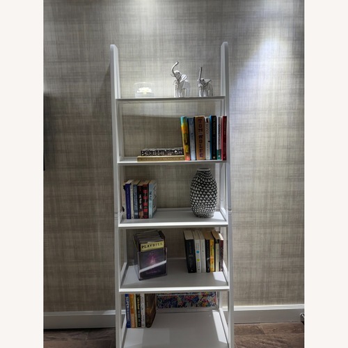 Used Wayfair White Wood Bookcase for sale on AptDeco
