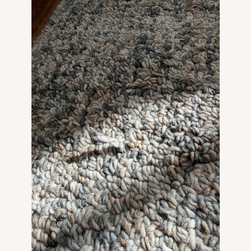 Used Crate & Barrel Light Gray Wool Area Rug 10' x 14' for sale on AptDeco