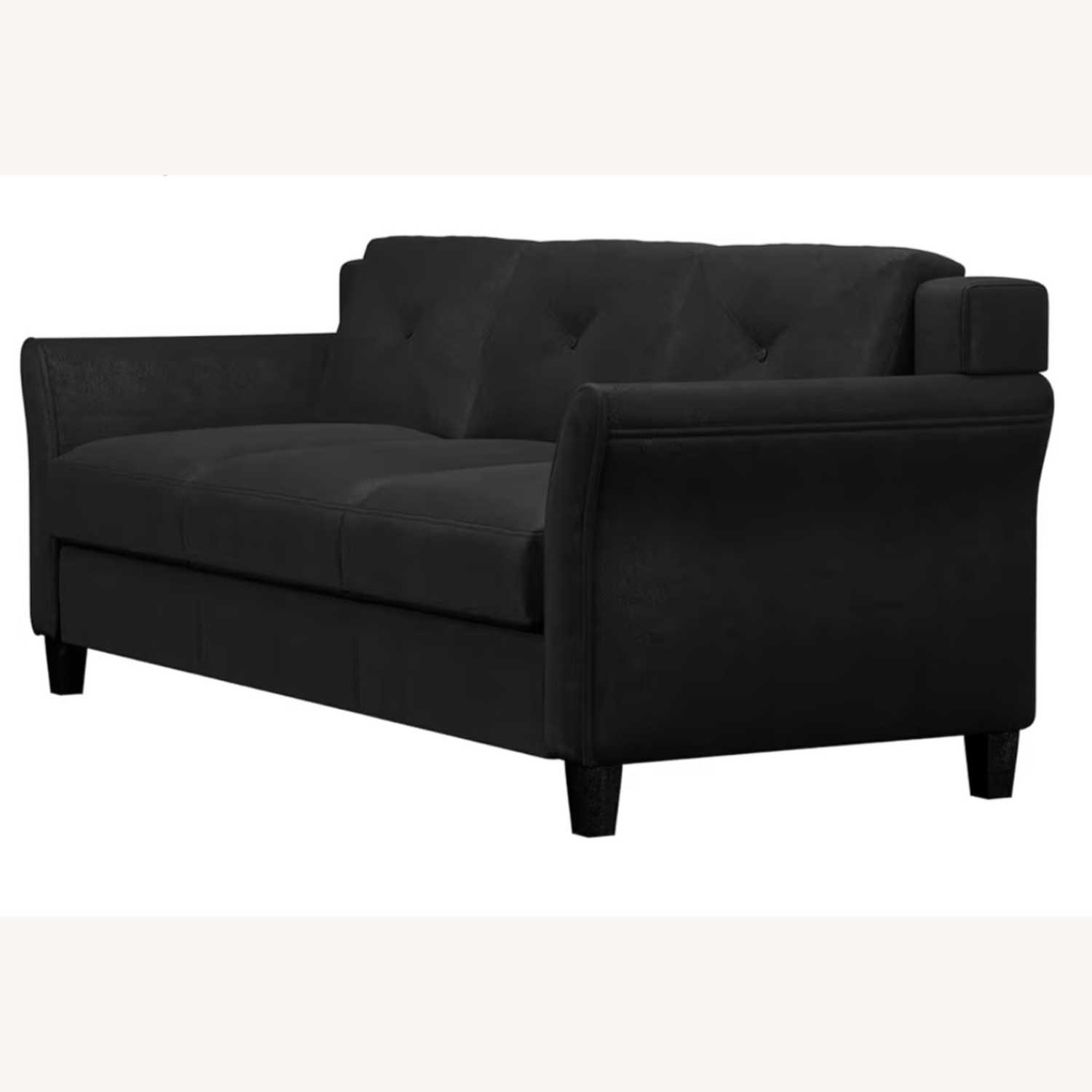 3 Seater Black Couch - image-2