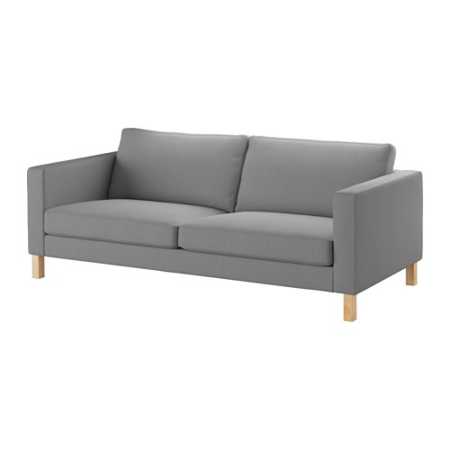 IKEA Karlstad Dark Gray Fabric 3+ Seater Sofa - image-0