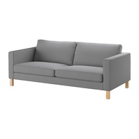 IKEA Karlstad Dark Gray Fabric 3+ Seater Sofa