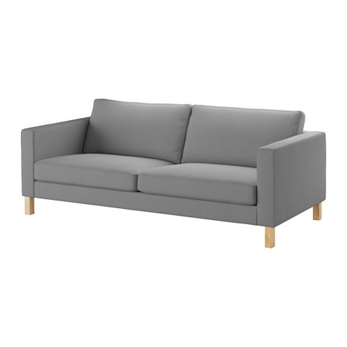 Used IKEA Karlstad Dark Gray Fabric 3+ Seater Sofa for sale on AptDeco