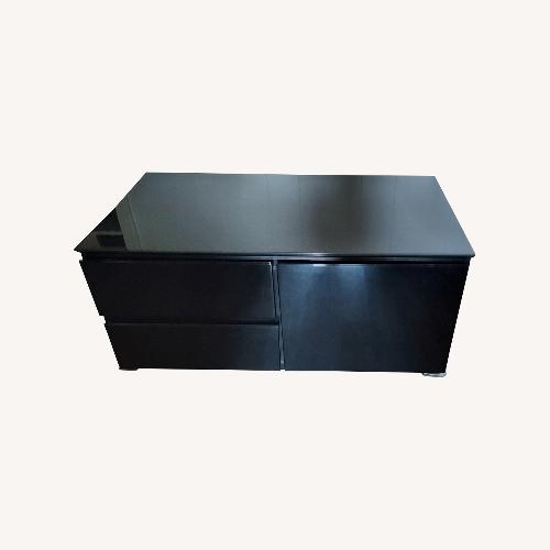 Used Saporiti Italia Black Lacquer Sideboard for sale on AptDeco