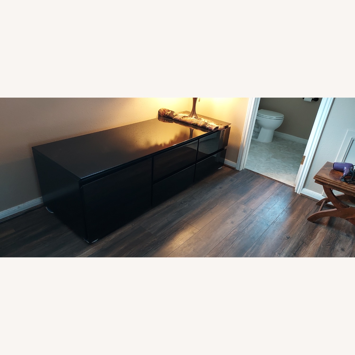 Saporiti Italia Black Lacquer Sideboard - image-4