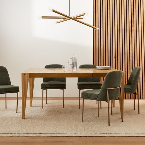 Used West Elm Anderson Wood Expandable Dining Table for sale on AptDeco