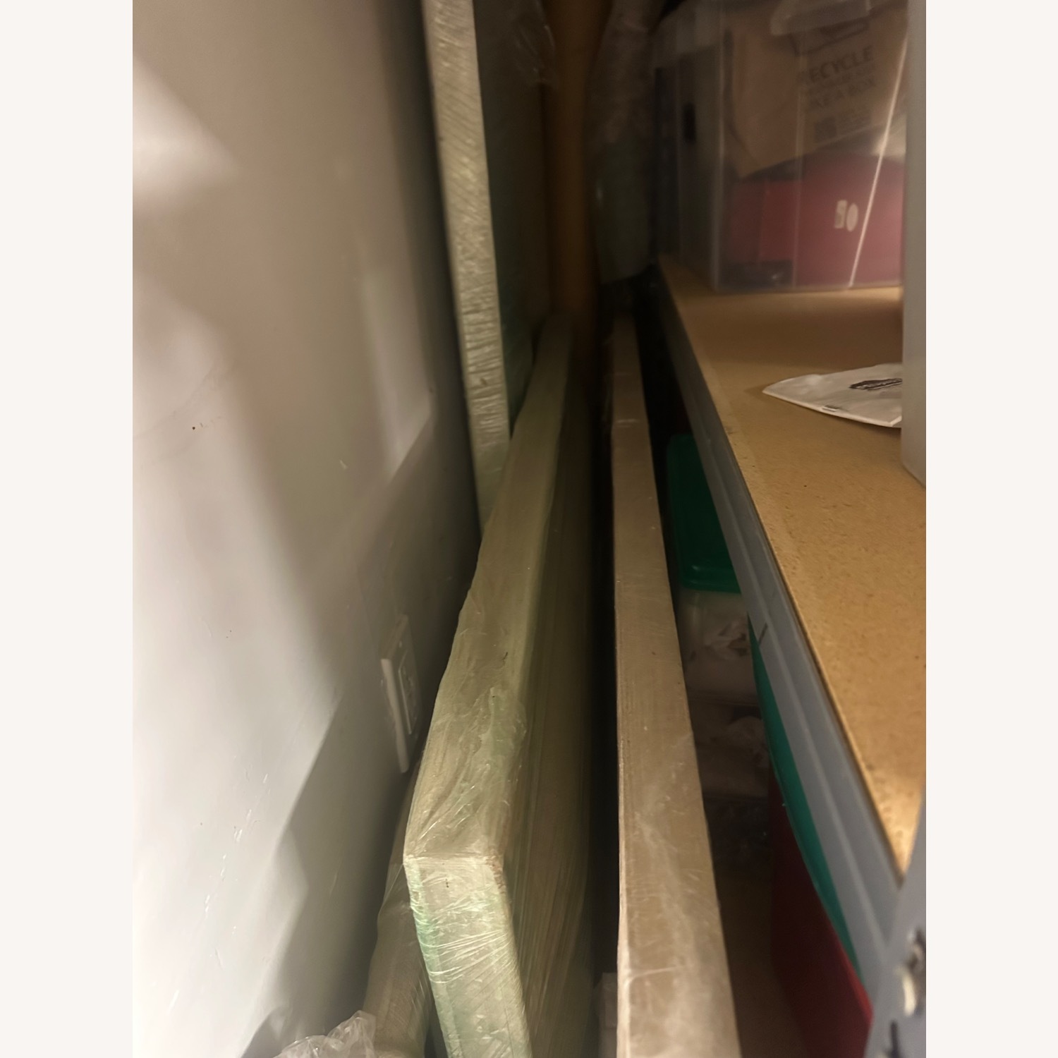 Restoration Hardware Gray Wood Marcelle Twin Bed - image-5